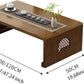 Folding Coffee Table Foldable Japanese Floor Table Low Table for Living Room,Dining Room,Tea,Tatami,Home Decoration (31.49 * 19.68 * 12.2 INCH)