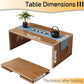Folding Floor Coffee Table, Japanes Bamboo Foldable Tables, Portable Living Room Low Dsk, Versatile Tatami Meditation Tea Table for Dining Room, Wooden Table Desk for Home, Office (100X37CM)