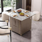 Tea Table Smart Coffee Table, Mobile Tea Table, Multifunctional Tea Table, Lifting Mobile Tea Cart Tea Tray, Voice Lift Tea Table with USB Charging Port Side Table(Medium)