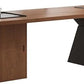 Tea Table Computer Desks Modern Solid Wood Simple Desk, Boss Office Workbench with Tea Tray, Suitable for Company and Home Coffee Table